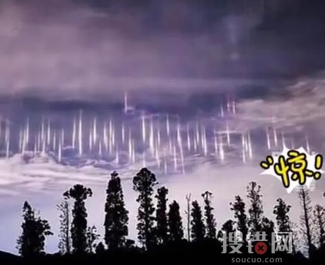 韓國濟州島夜空出現不明“光柱” 竟是當地漁民干的？