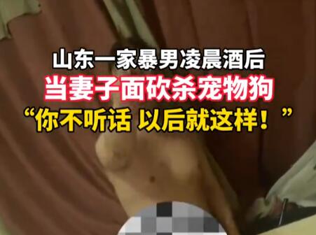 家暴男被指當妻子面砍殺寵物狗 究竟是怎么回事？