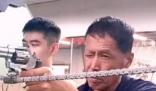 退役老人逛射擊館槍槍10環 連射5槍太厲害了