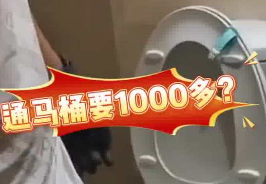 女子80元預約通馬桶結賬超1000 到底是什么情況？