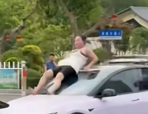 女子當(dāng)街打砸汽車:系精神病發(fā)作 實(shí)在太無(wú)奈了