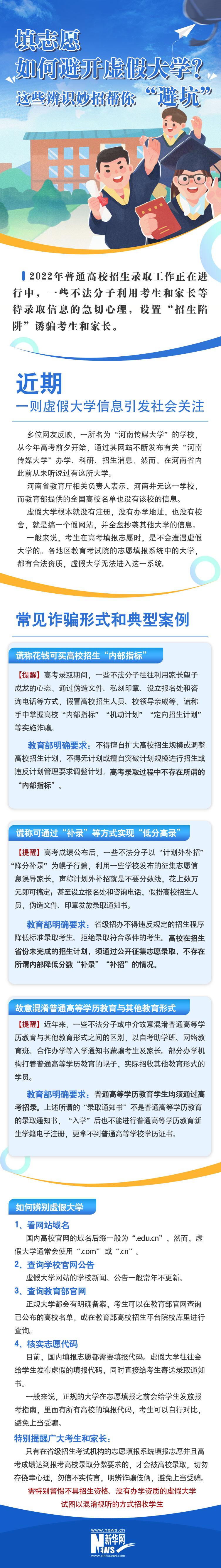 填志愿如何避開虛假大學(xué)？這些辨識妙招幫你